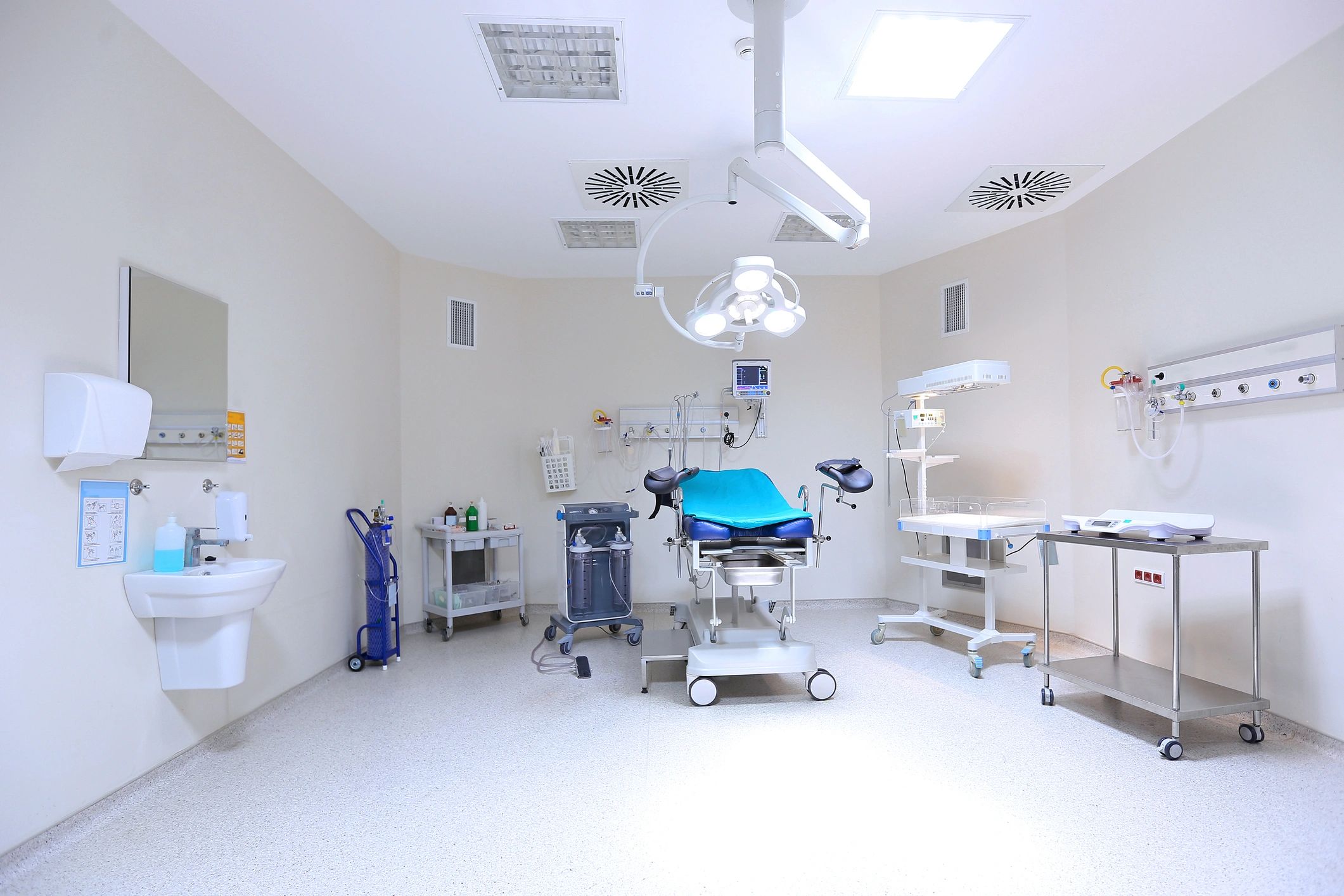 Advanced laboratory environment with precision equipment